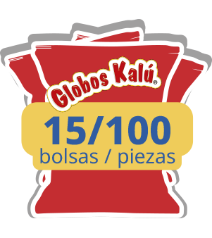 15 bolsas 100 pzas