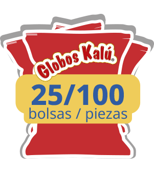 25 bolsas 100 pzas